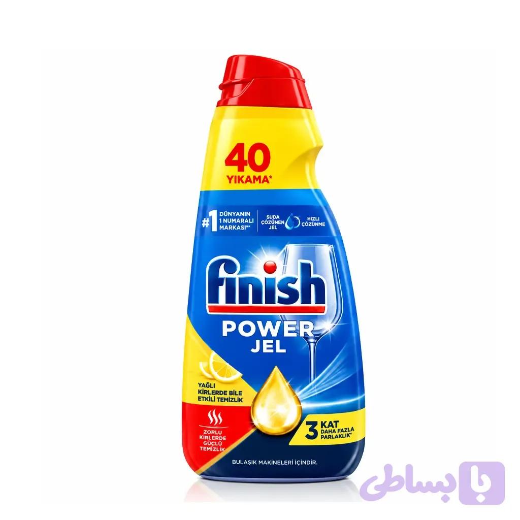 ژل ماشین ظرفشویی فینیش حجم 1000 میلی‌لیتر 40 شستشو