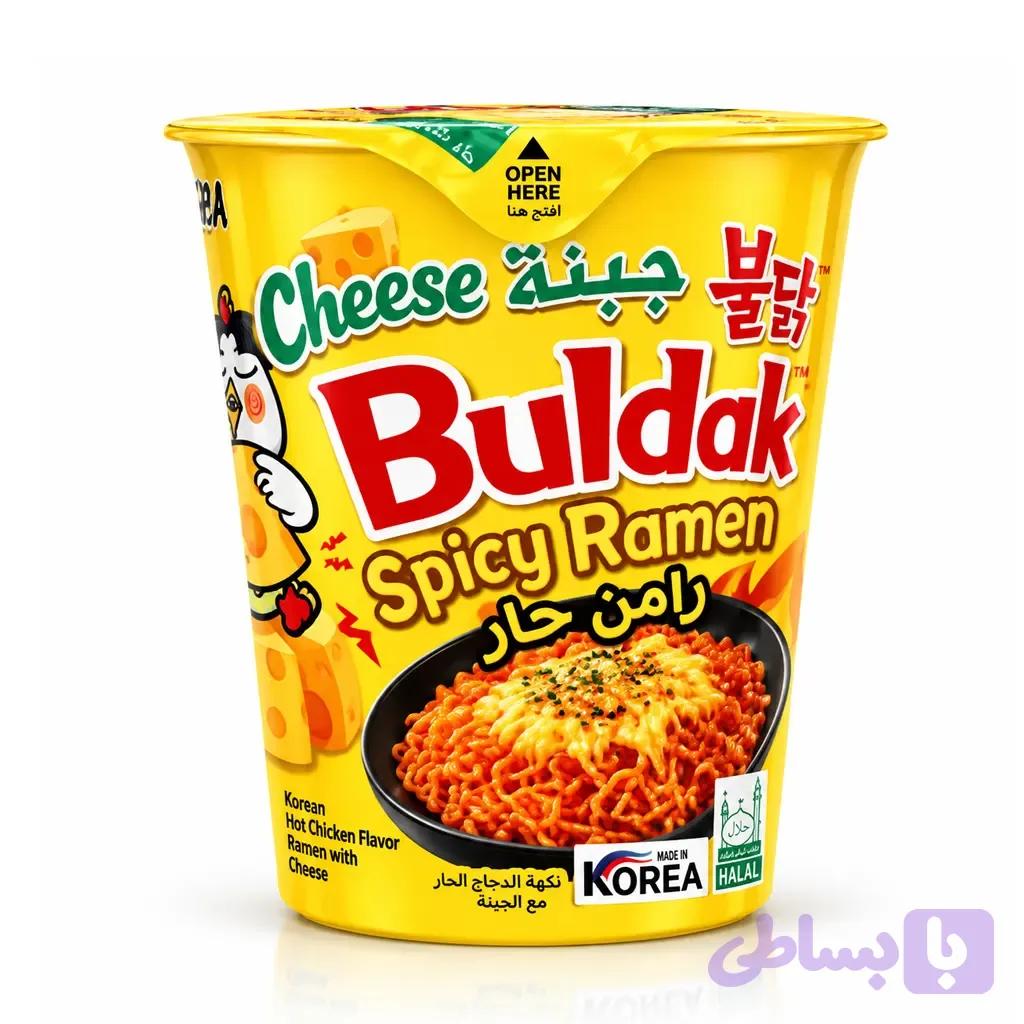 نودل لیوانی بولداک پنیر 70 گرم
