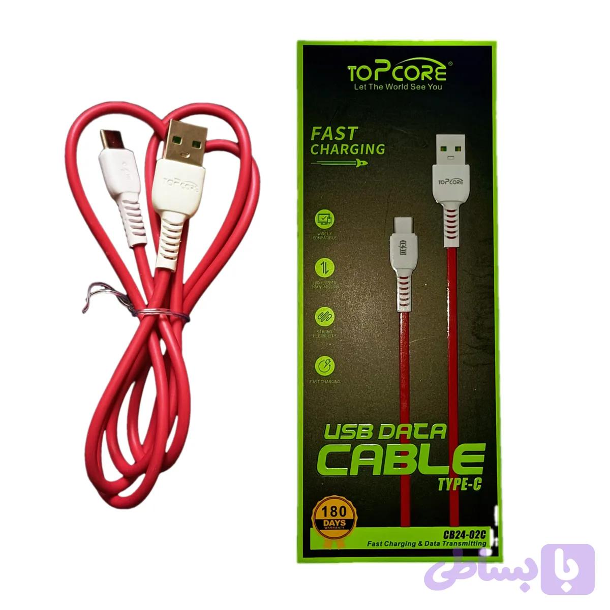 کابل شارژ تایپ سیTop core Cb24_02c