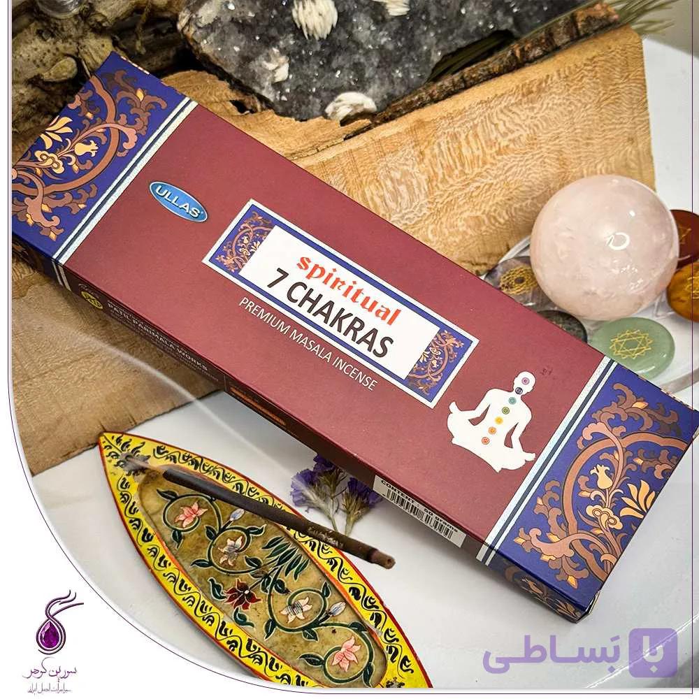 عود دست ساز اسپرچوال هفت چاکرا اولاس ULLAS Spiritual 7 Chakras — تصویر 1