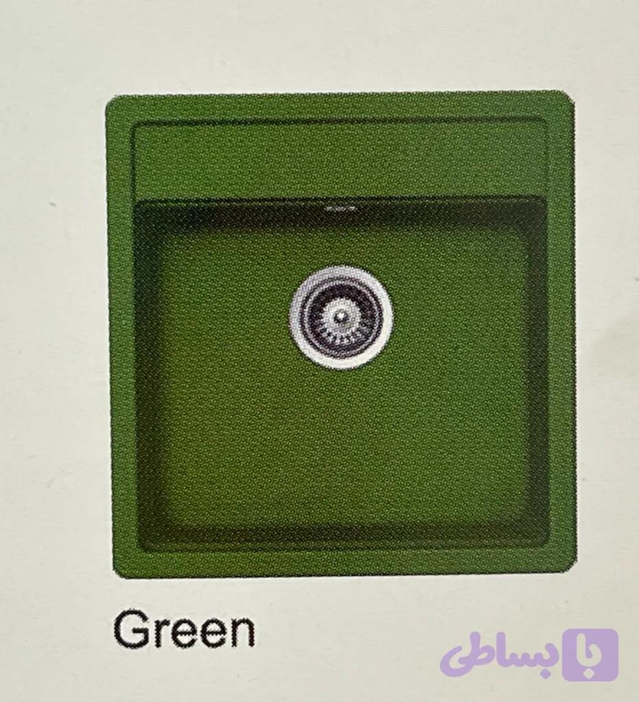 سینک گرانیتی شاک Schock Nemo green — تصویر 1