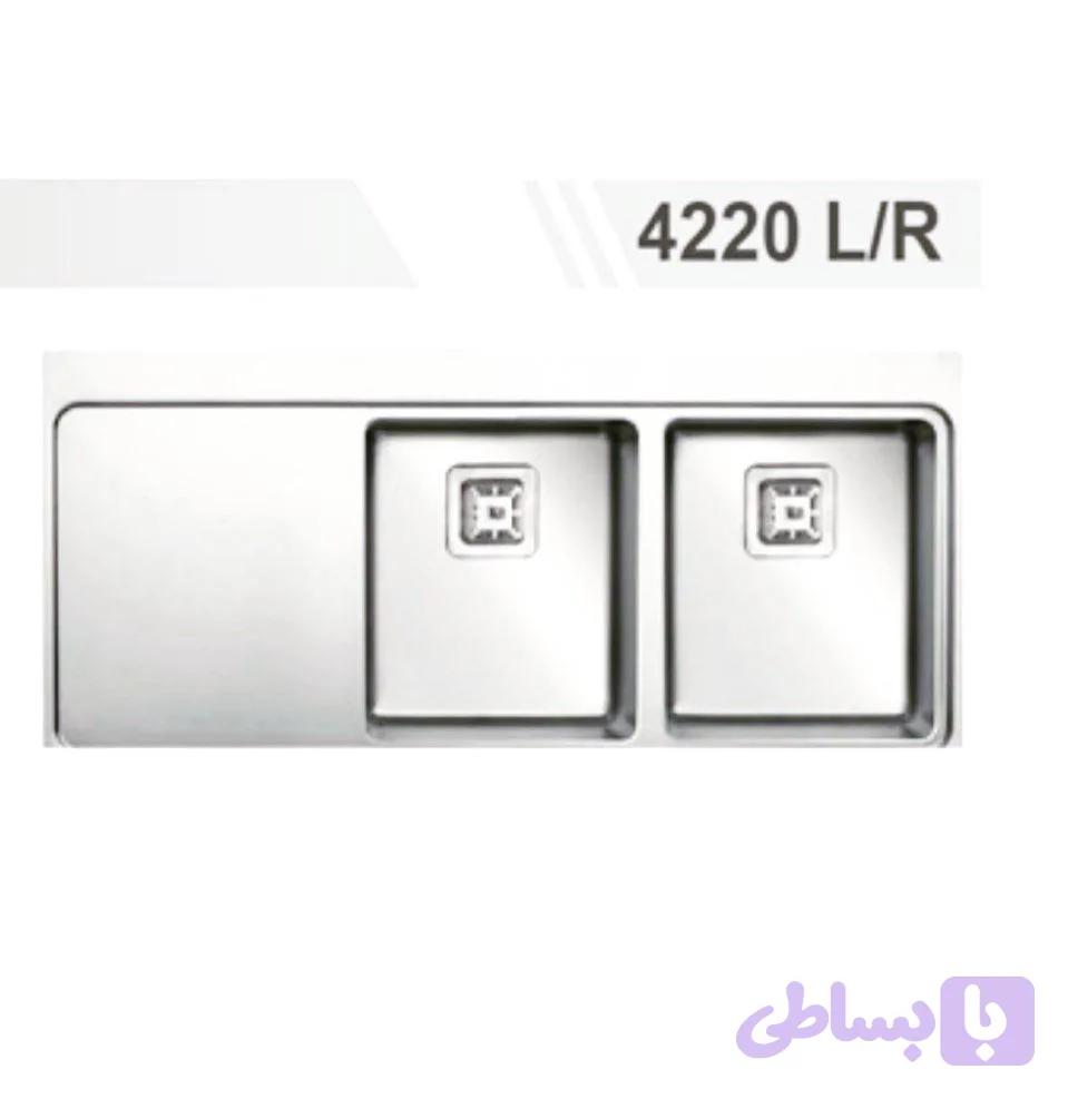 سینک استیل مونتینا 4220 — تصویر 1