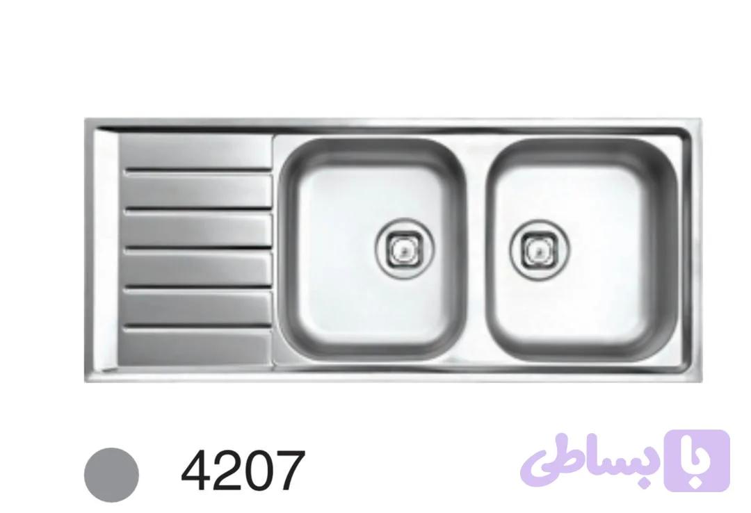 سینک مونتینا 4207 استیل — تصویر 1
