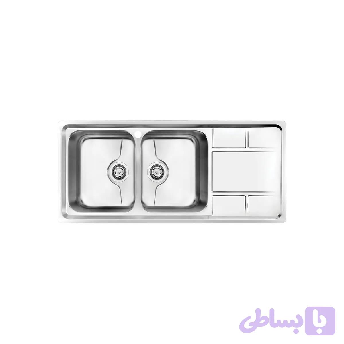 سينک استیل کن 8102 توکار — تصویر 1