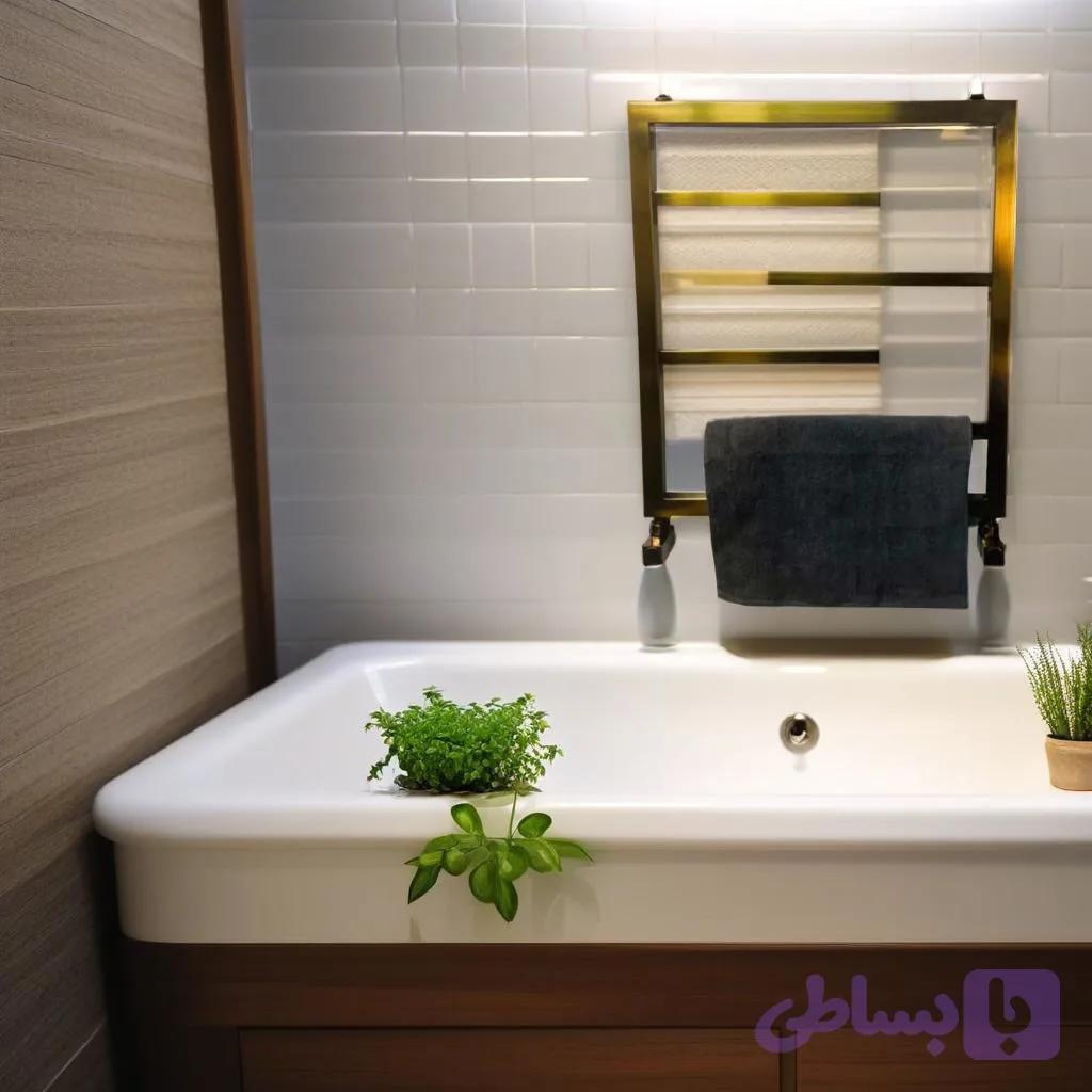 حوله خشک کن استیل کد 069 — تصویر 1