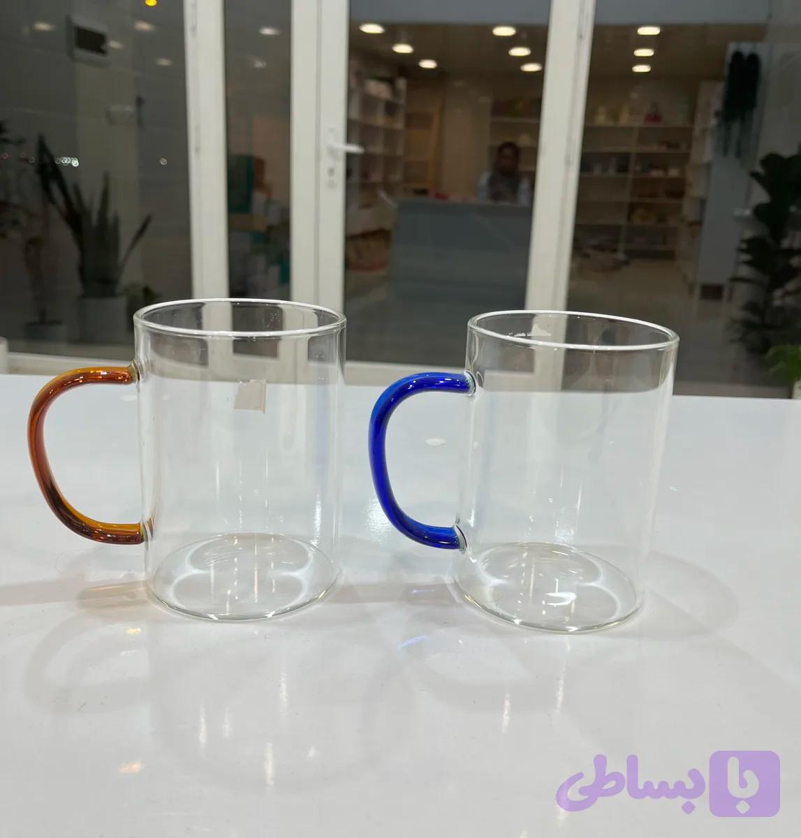 ماگ پیرکس دسته رنگی تپل کد ۸۱۱