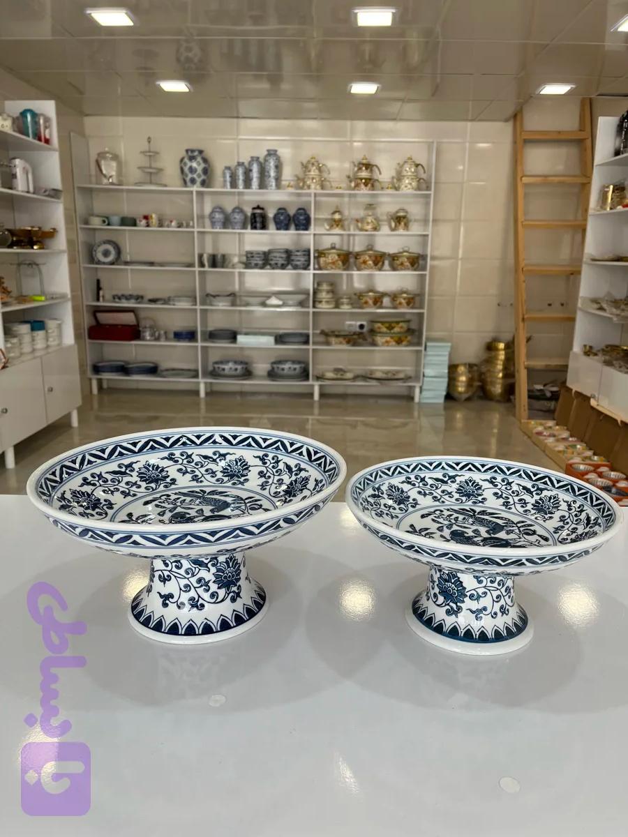 میوه خوری پایه دار قلم آبی