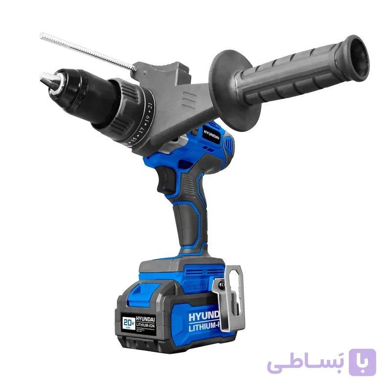 دریل شارژی براشلس اتوماتیک هیوندای مدلHP204L-CD