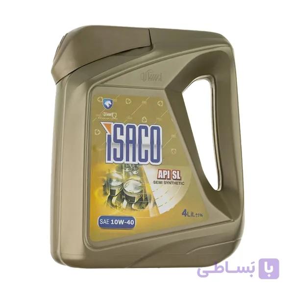 روغن موتور طلایی 4 لیتری 10W40 SL ایساکو کد 0770701699 — تصویر 1