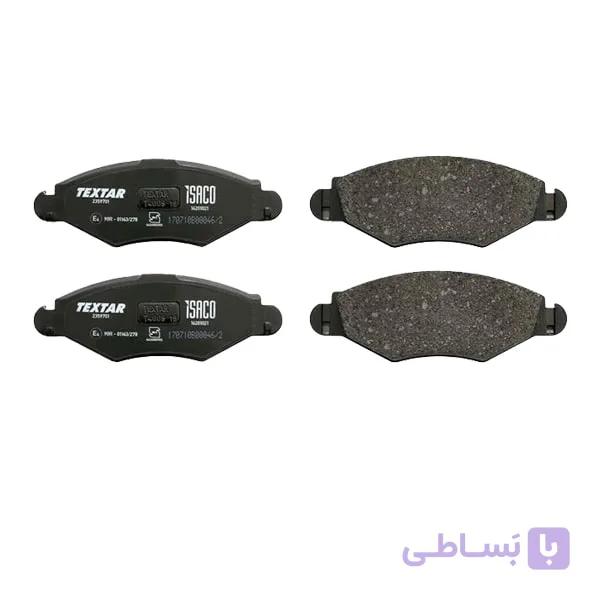 لنت جلو پژو 206 تیپ 2 تکستار ایساکو اصلی کد 1620102127 — تصویر 1