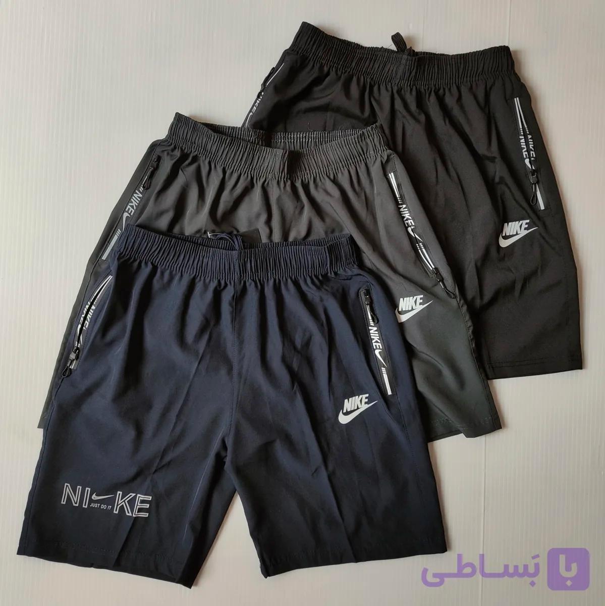 شلوارک ورزشی مردانه جنس آیرو طرح نایک