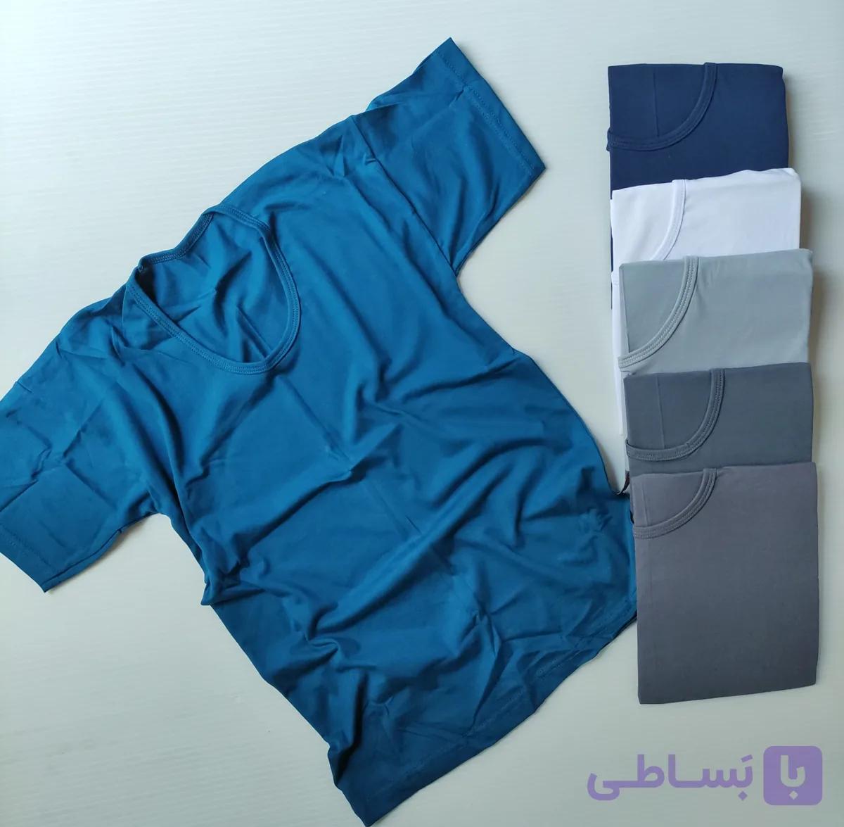زیرپوش مردانه آستین کوتاه نخی