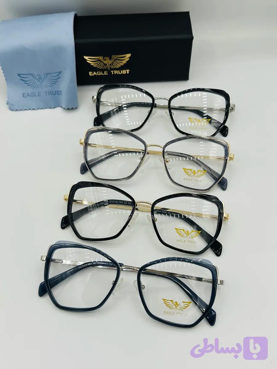 عینک طبی فلزی زنانه eagle trust مدل5416A