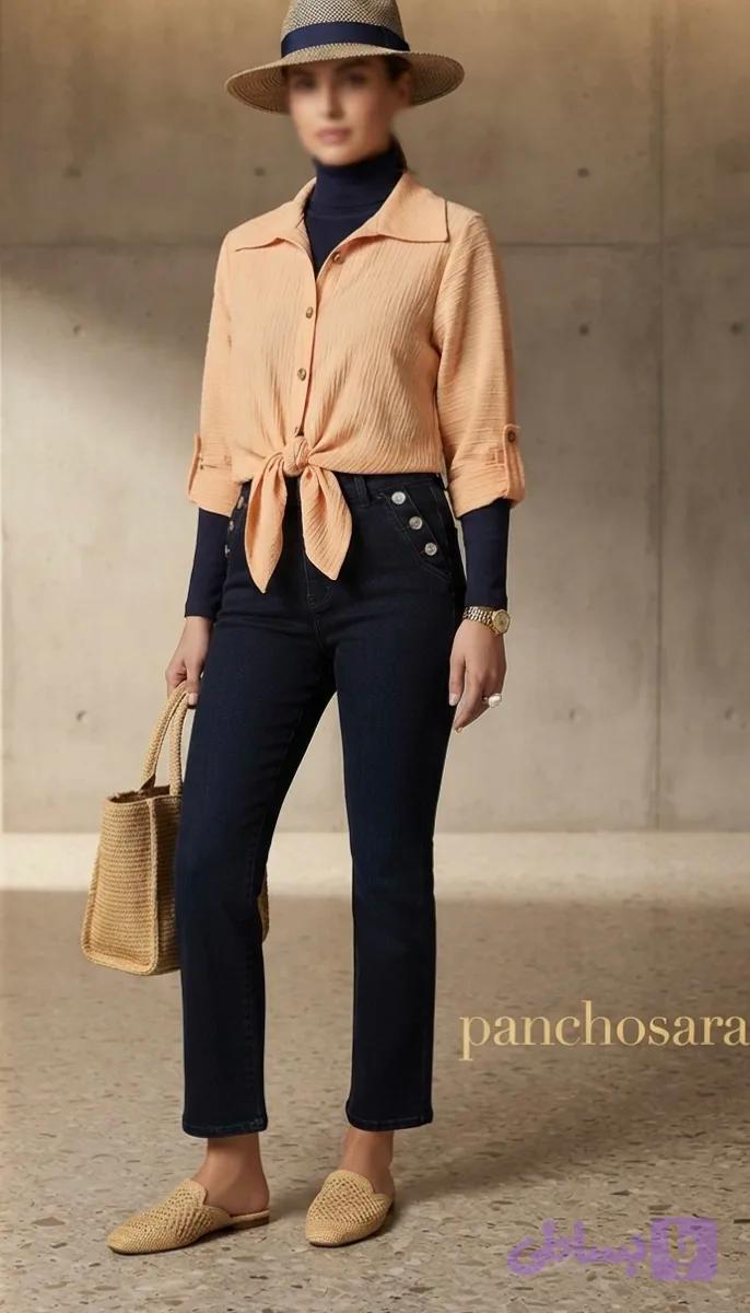 شومیز گره ای نارسیس