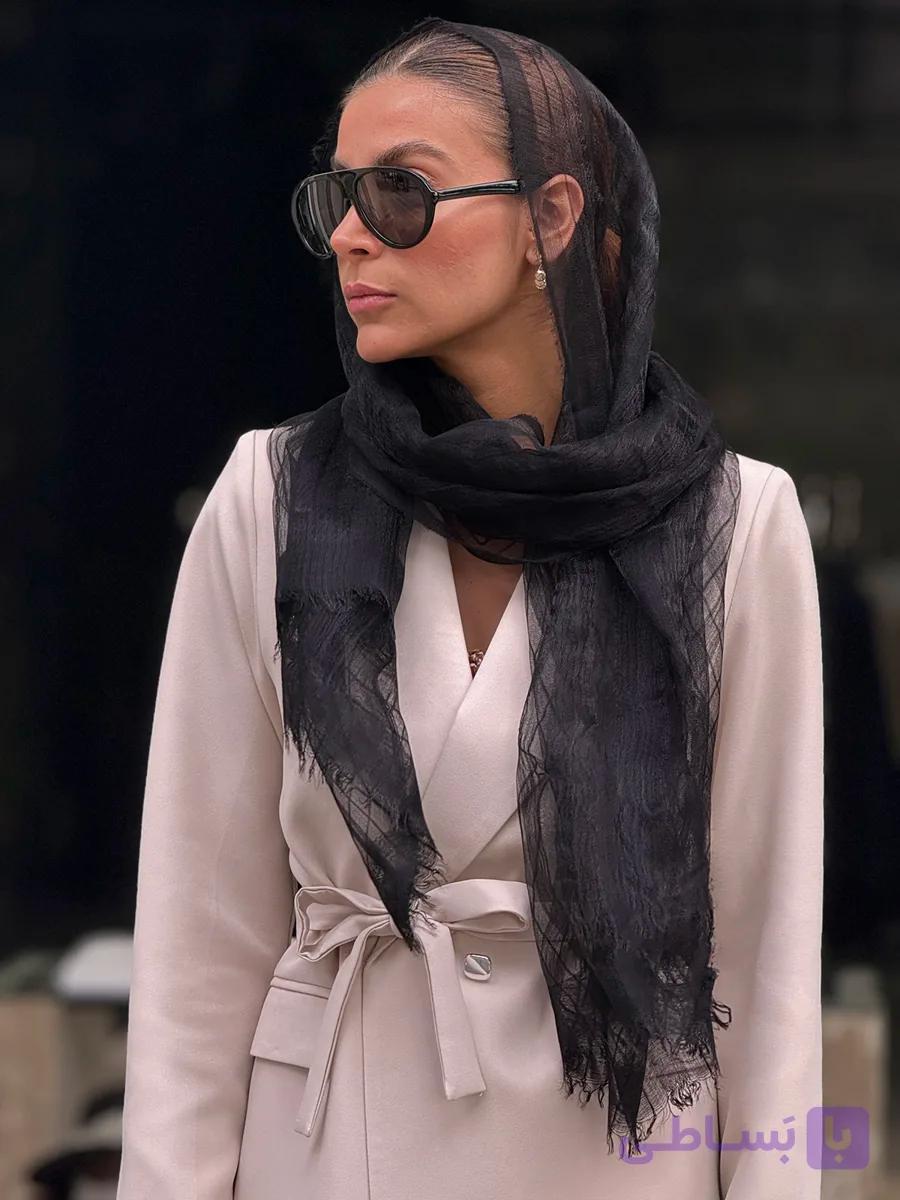 شال حریر ابریشم Brume کد 841 — تصویر 1