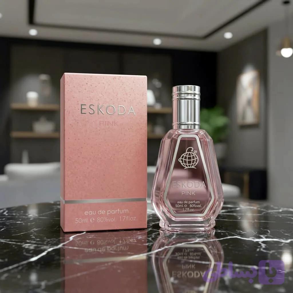 عطر ادکلن زنانه اسکادا گرافیتی فراگرنس ورد مدل اسکودا پینک (Fragrance World Eskoda Pink) حجم 50 میل