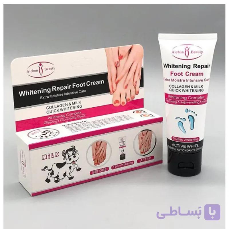 کرم ترمیم کننده ترک پا آیچون بیوتی مدل whitening — تصویر 1