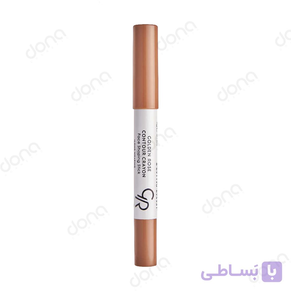 کانتور مدادی Crayon گلدن رز — تصویر 1
