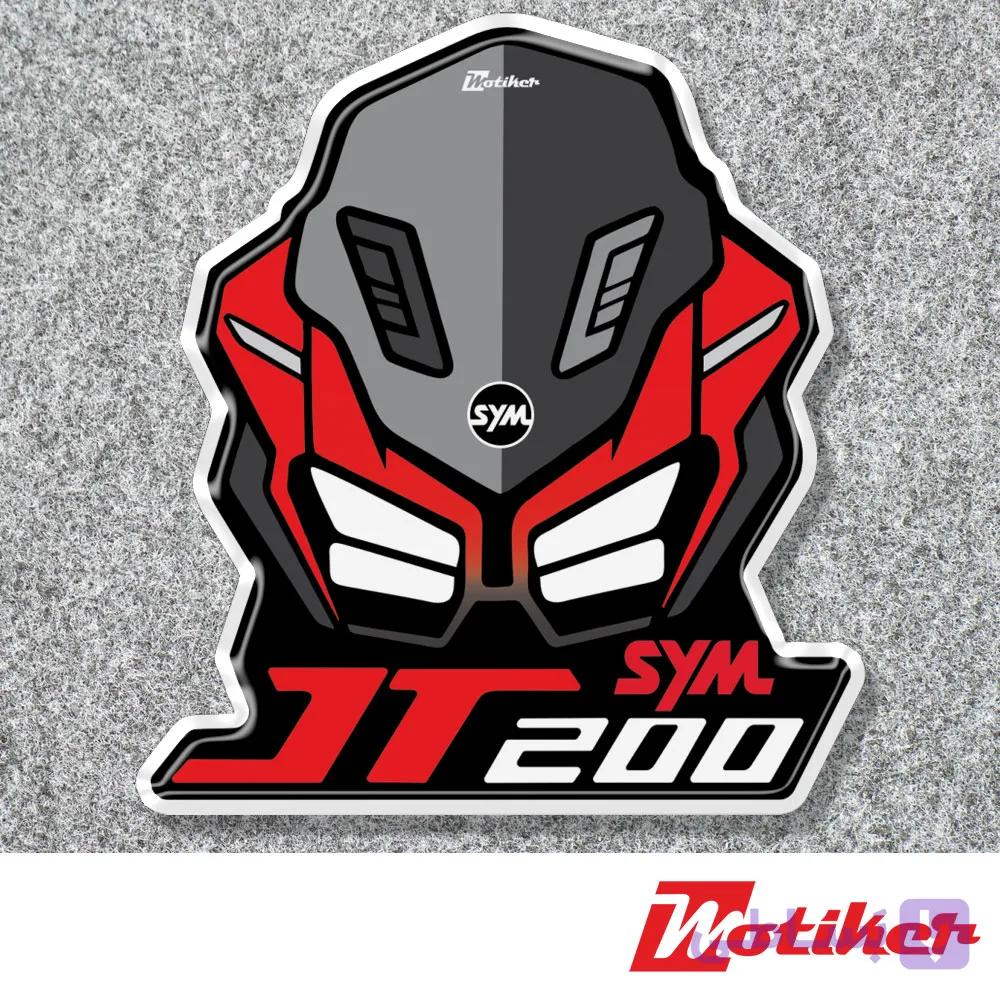 استیکر تزئینی طرح قرمز گلکسی JT200 — تصویر 1