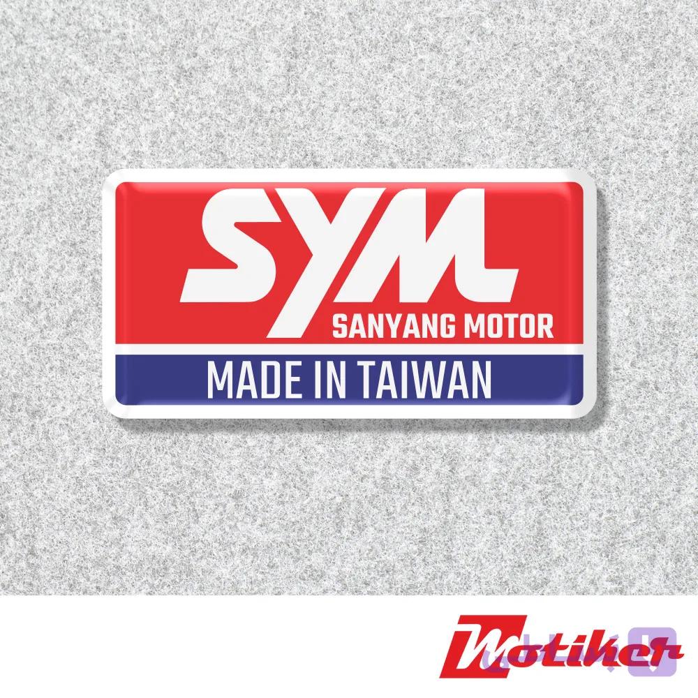 استیکر اورجینال SYM Taiwan طرح پرچم تایوان — تصویر 1