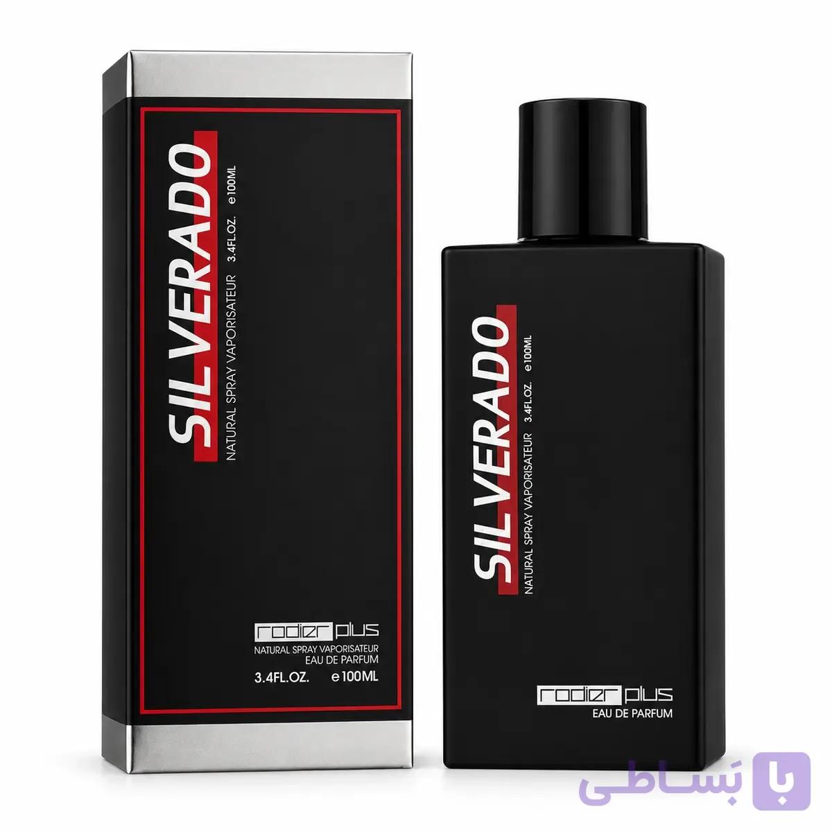 ادکلن مردانه رودیر پلاس مدل Silverado حجم ۱۰۰ میلی‌لیتر