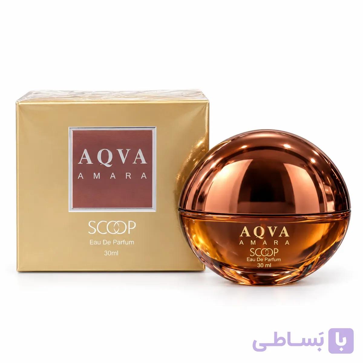 عطر جیبی مردانه اسکوپ مدل Aqva Amara رایحه مشابه بولگاری آکوا آمارا حجم ۳۰ میل
