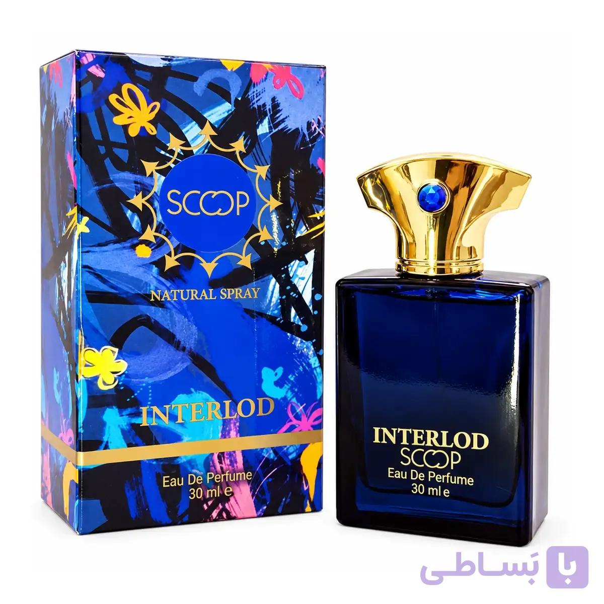 عطر جیبی مردانه اسکوپ Interlod رایحه مشابه آمواج اینترلود حجم ۳۰ میل