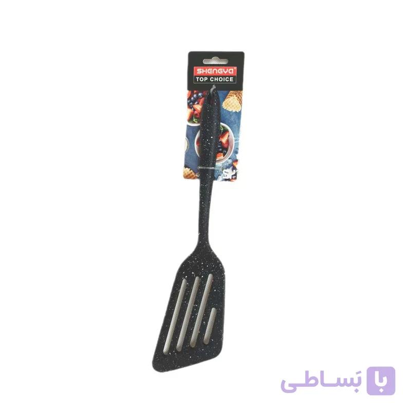 کفگیر سیلیکونی مدل شیاردار شنگیا — تصویر 1