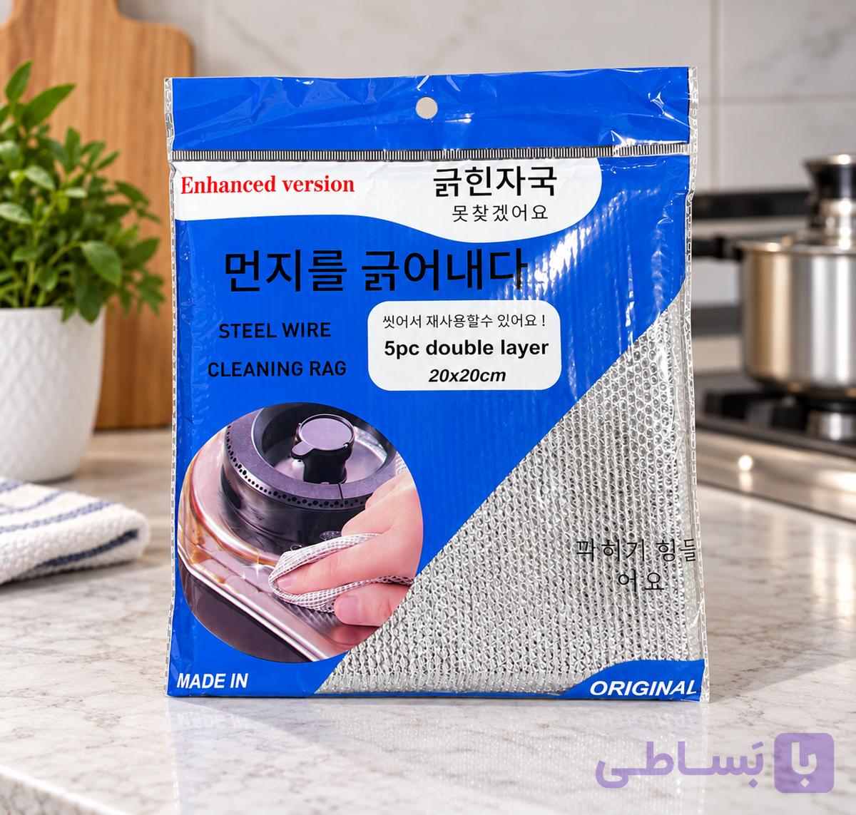 اسکاچ توری ضد خش دو لایه بسته 5 عددی