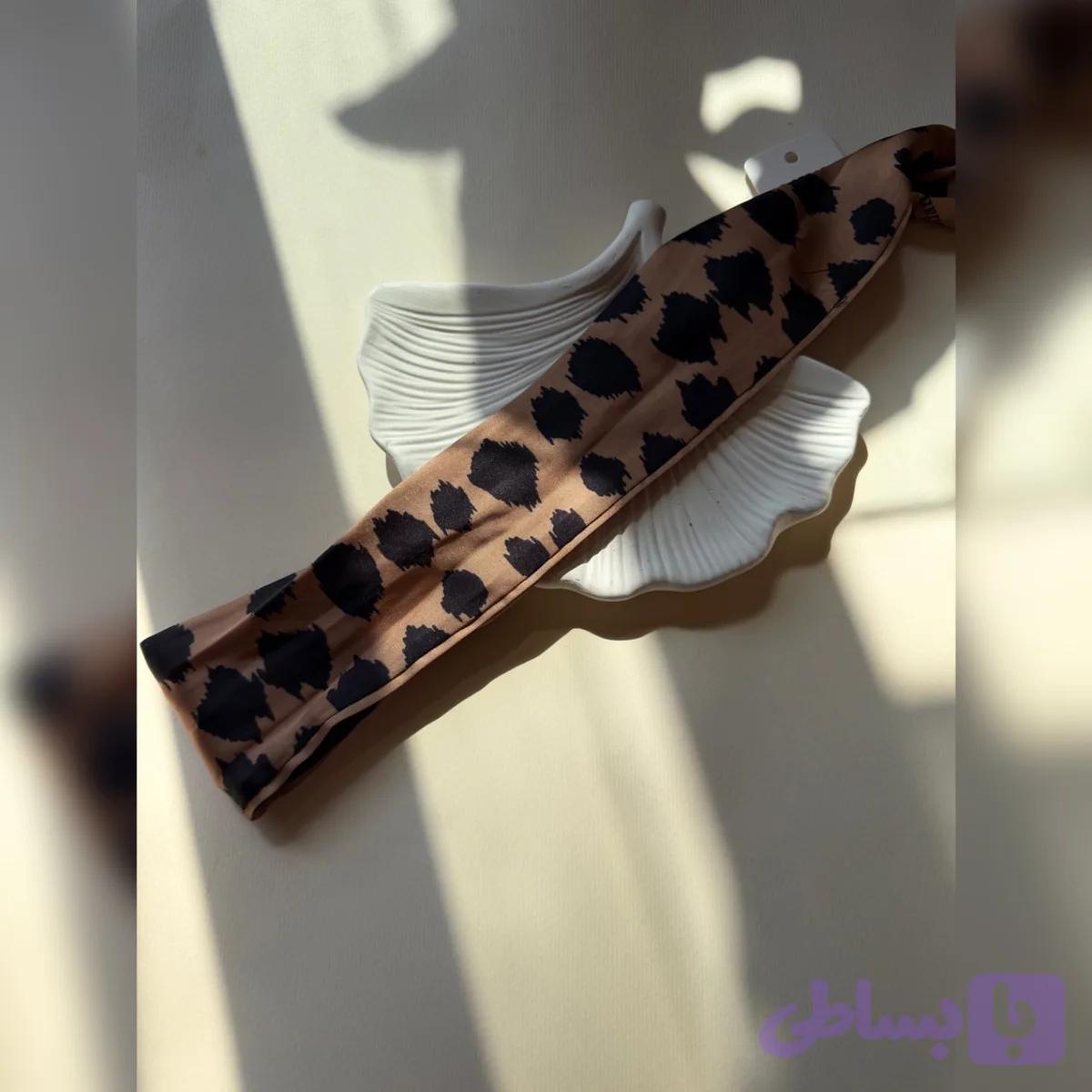 بند عینک پلنگی ساتن