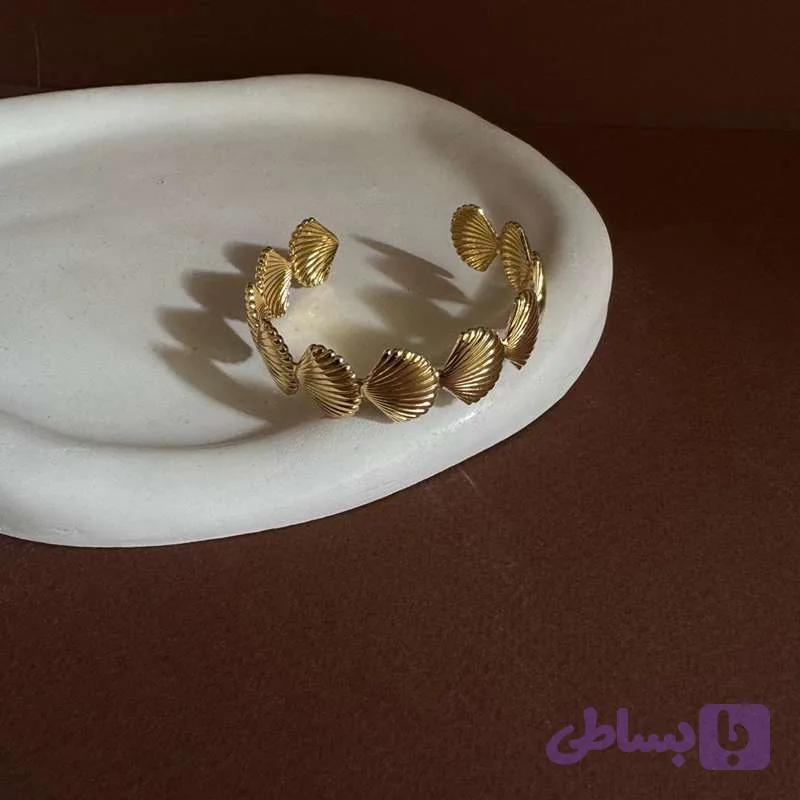 دستبند زنانه استیل صدف