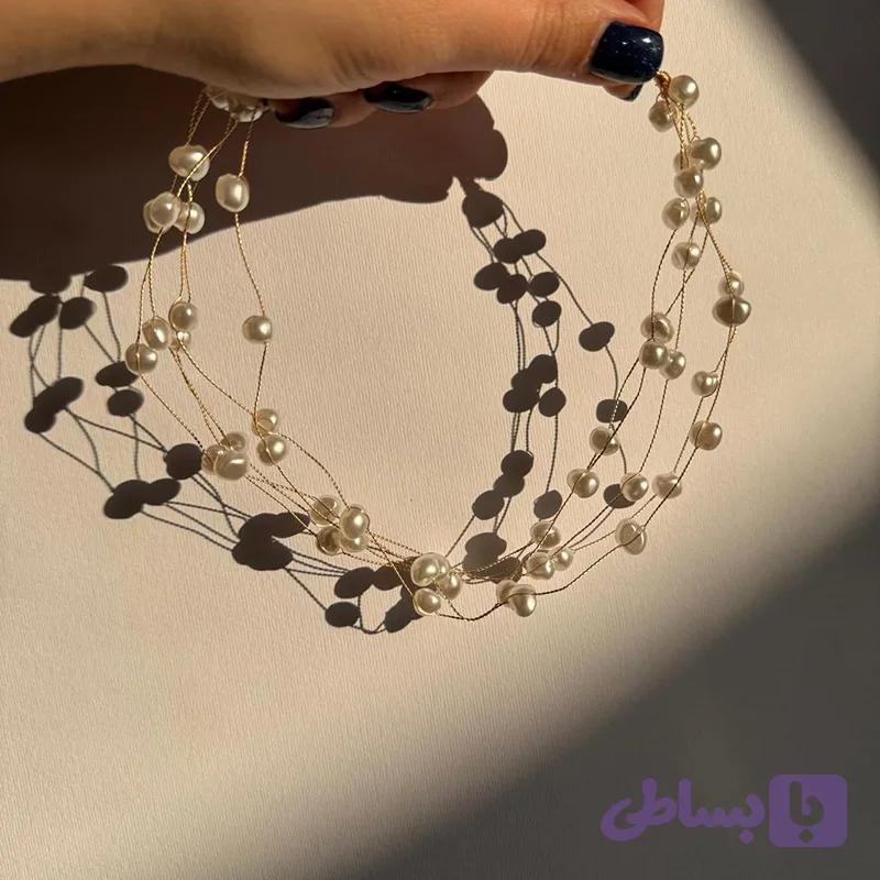 گردنبند مروارید ریز