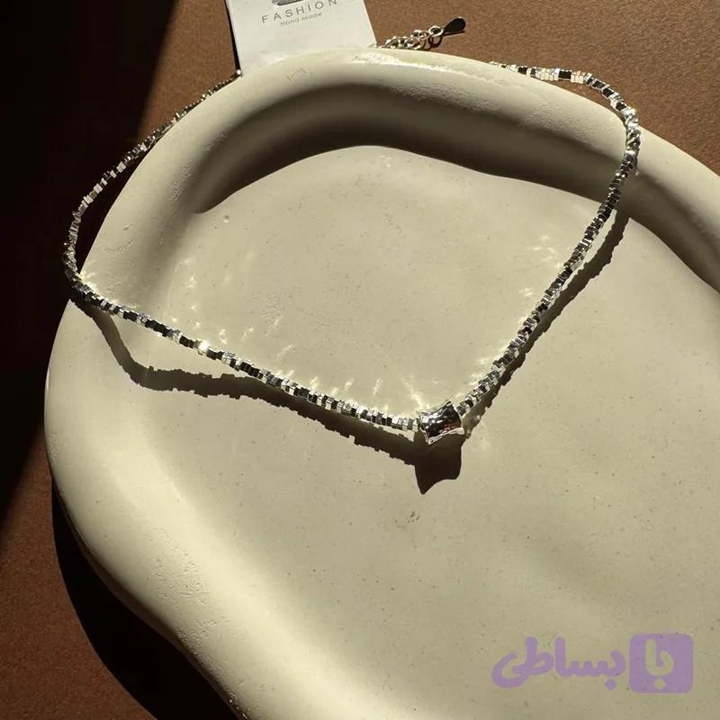 گردنبند مینیمال مربع