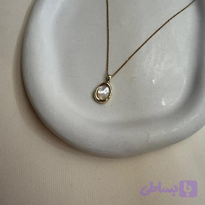 گردنبند طرح مروارید
