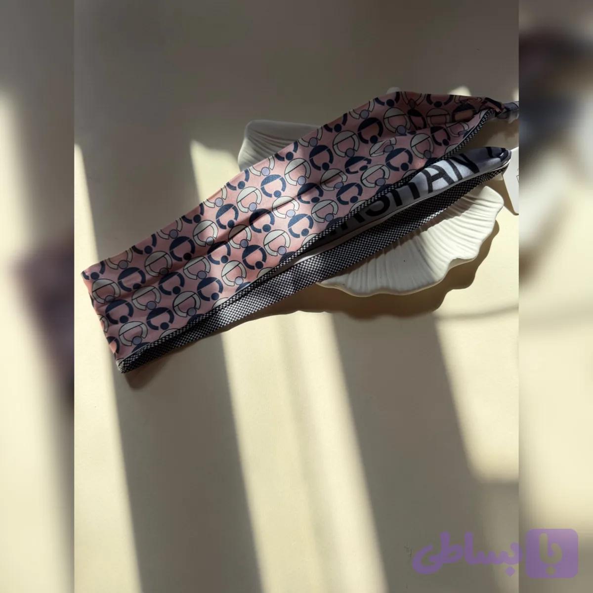 بند عینک ساتن صورتی