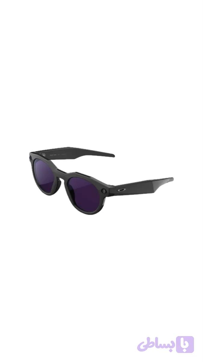 عینک هوشمند اوکلی متا | oakley meta HSTN frame black lens clear to amethyst transisons