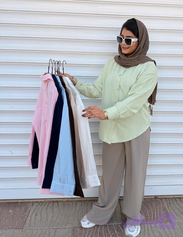 شومیز پشت دکمه — تصویر 1