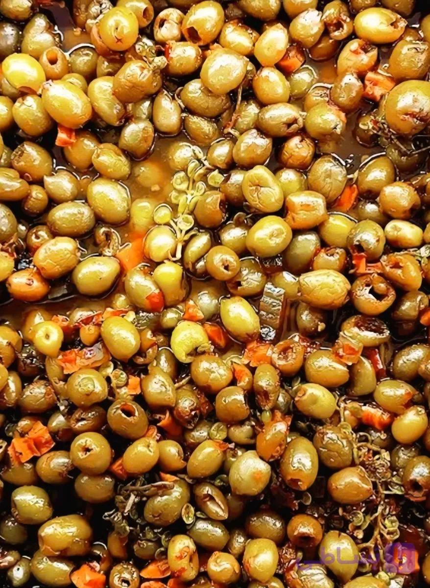زیتون عسلی یک کیلویی