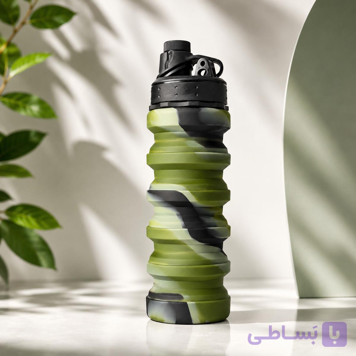 لیوان تاشو سیلیکونی NEW-01 | جعبه‌دار و ظرفیت ۵۰۰ میلی‌لیتر — تصویر 1