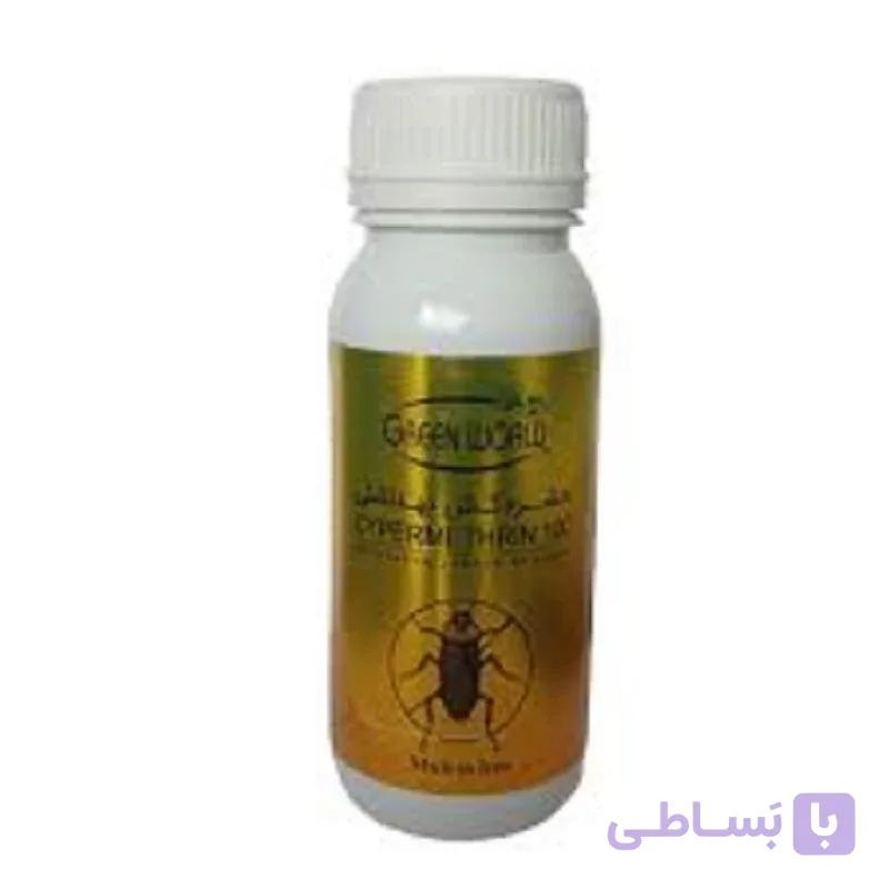 سم حشره کش و سوسک کش سایپرمترین ۱۰٪ گرین وورد_ ۲۵۰ سی سی