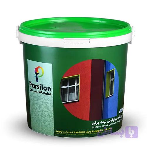 رنگ آکریلیک سیلیکونی نیمه براق نما