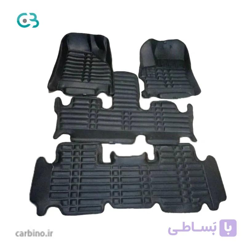 کفپوش پنج بعدی هایما X7 رنگ مشکی نوار مارون AM — تصویر 1