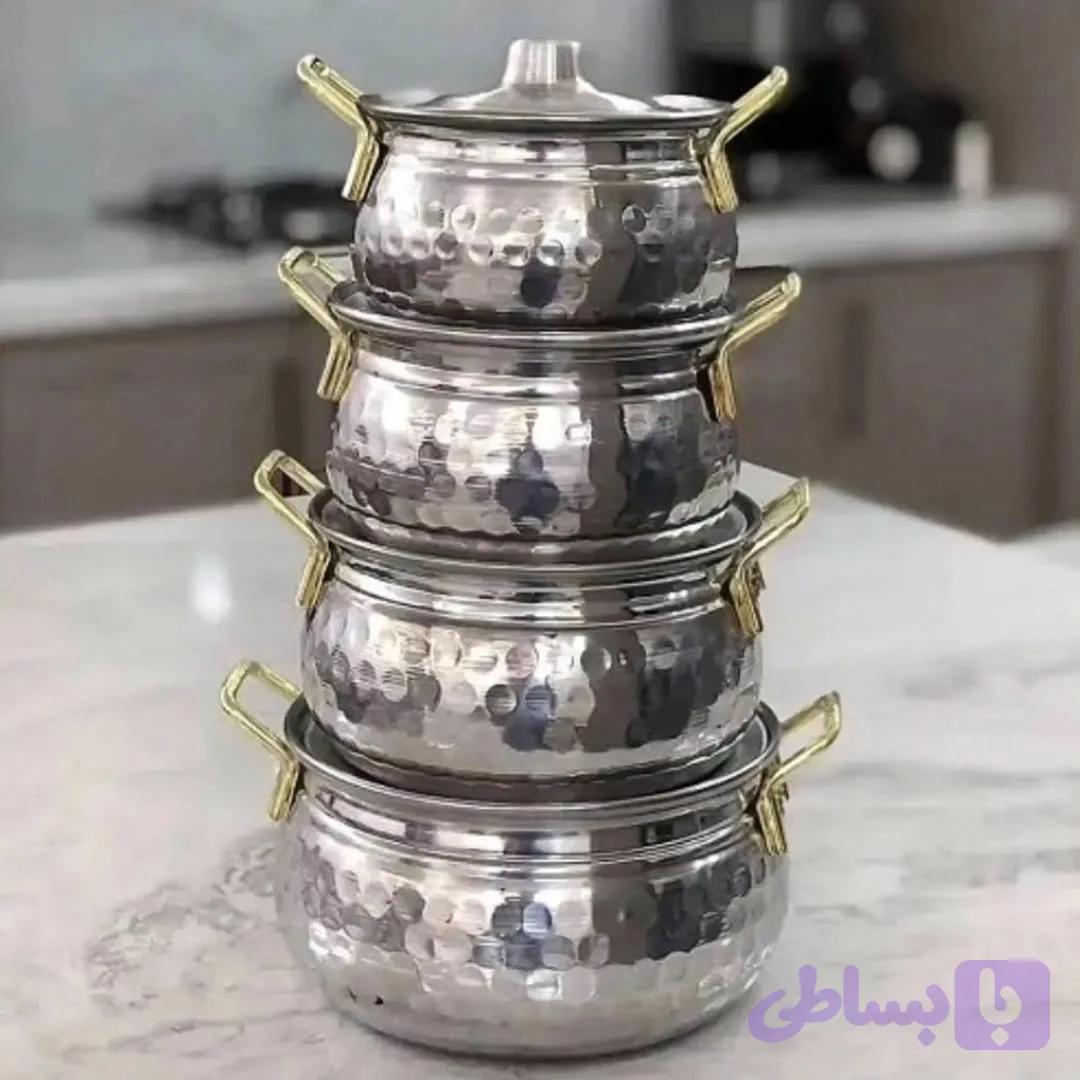 قابلمه روحی ۴ سایز دسته دار