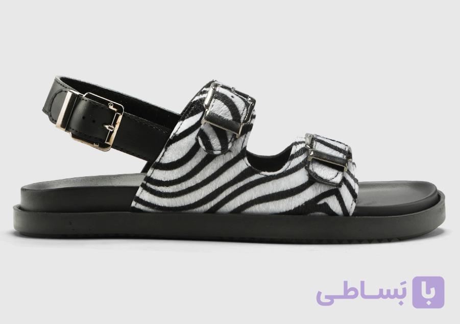 صندل زنانه Hawaii طرح زبرا
