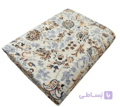 روفرشی ۶متری مخمل سوپر گلشن یزد رنگ کرم 043 — تصویر 1