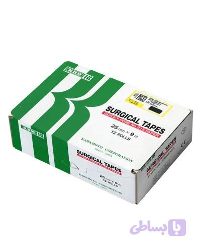 چسب ضد حساسیت 25mm*9m (KBM) (بسته 12 عددی)