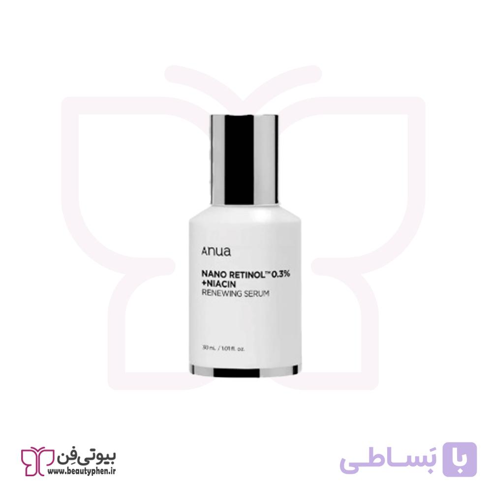 سرم ضد چروک و روشن‌کننده رتینول انوا ۳۰ میل