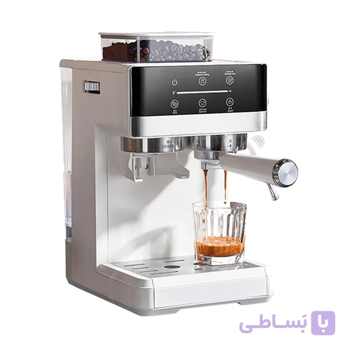 اسپرسوساز خانگی آسیاب دار CM-5520 فشار 20 بار — تصویر 1