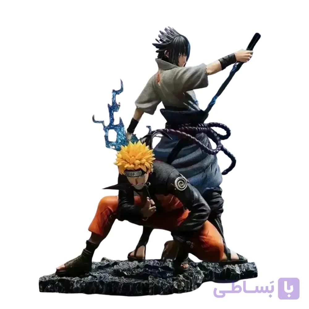 فیگور ناروتو و ساسوکه Naruto Shippuden 26cm — تصویر 1