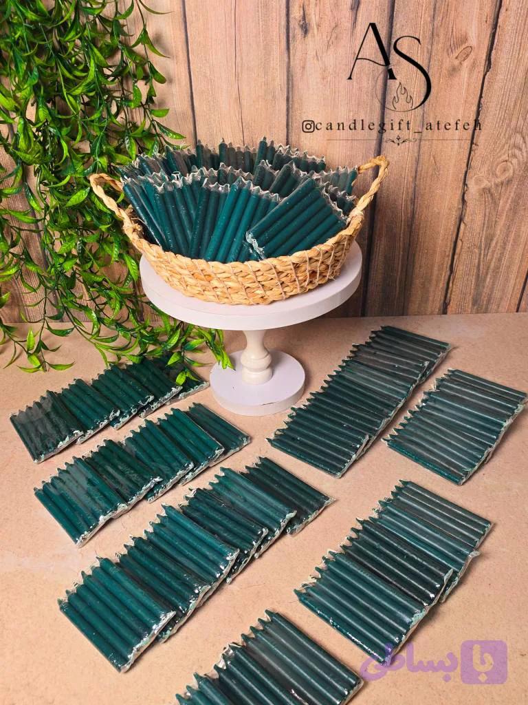 شمع 10 سانتی (120عدد 20 بسته 6 عددی)